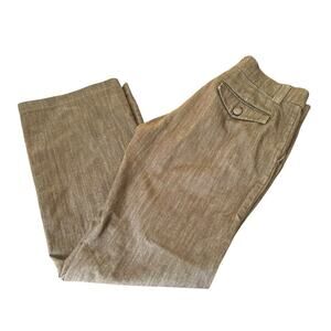 Lee Platinum Label Women’s Dark Brown Straight Jeans 4 SHORT Elastic Band 130273